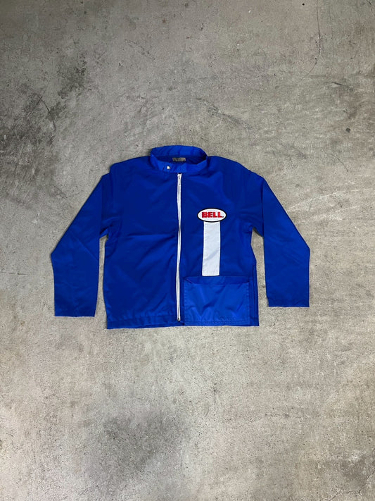 LIGHT QUASI-BIKER JACKET BLUE