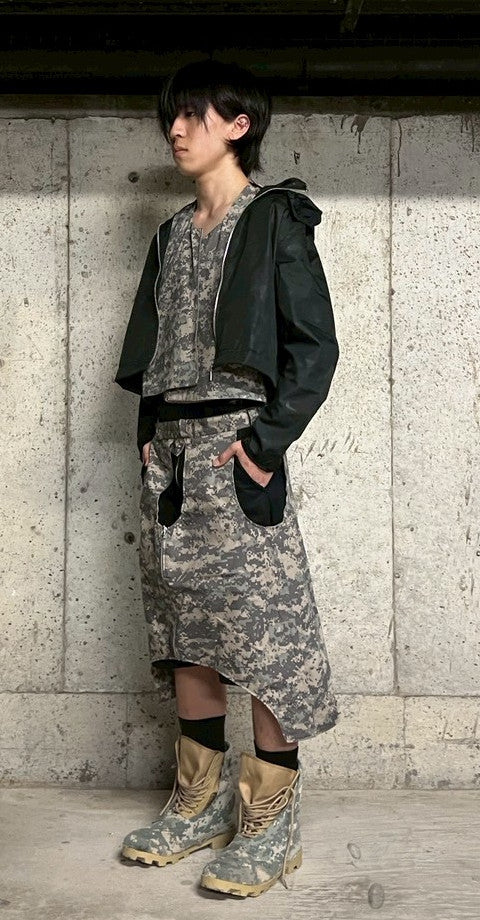 LIGHT QUASI-BIKER JACKET BLACK to link